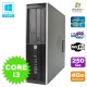 PC HP Elite 8200 SFF Intel Core I3 3.1GHz 4Go Disque 250Go DVD WIFI W7