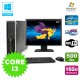 Lot PC HP Elite 8200 SFF Core I3 3.1GHz 16Go 500Go DVD WIFI W7 + Ecran 19"