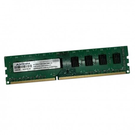 4Go RAM AXIOM 51264Y8D3N16813 DIMM DDR3 PC3-12800U 1600Mhz 240-Pin CL11