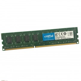 8Go RAM Crucial CT102464BA160B.M16FP DDR3 PC3-12800U 1600Mhz 240-Pin 1.5v CL11