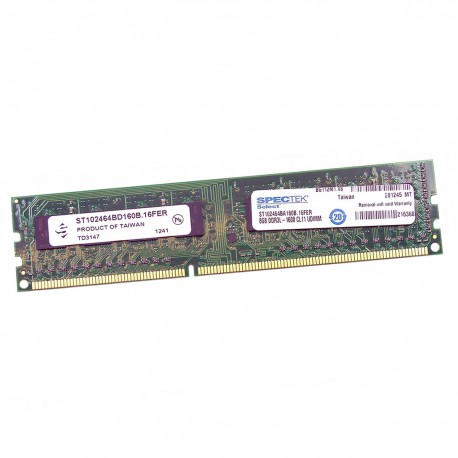 8Go RAM SPECTEK ST102464BA160B.16FER DDR3 PC3-12800U 1600Mhz 240-Pin CL11