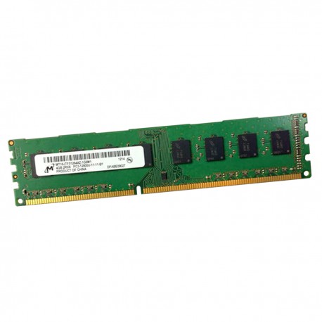 4Go RAM Micron MT16JTF51264AZ-1G4H1 DIMM DDR3 PC3-10600U 1333Mhz 240Pin 1.5v CL9