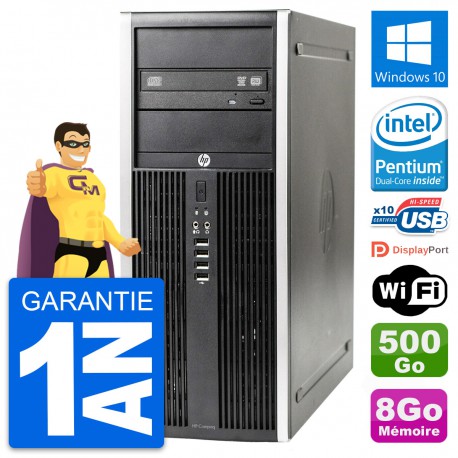 PC Tour HP Elite 8300 Intel Dual-Core G630 RAM 8Go Disque 500Go Windows 10 Wifi