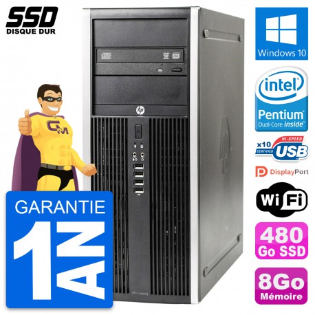 PC Tour HP Elite 8300 Intel Dual-Core G630 RAM 8Go SSD 480Go Windows 10 Wifi
