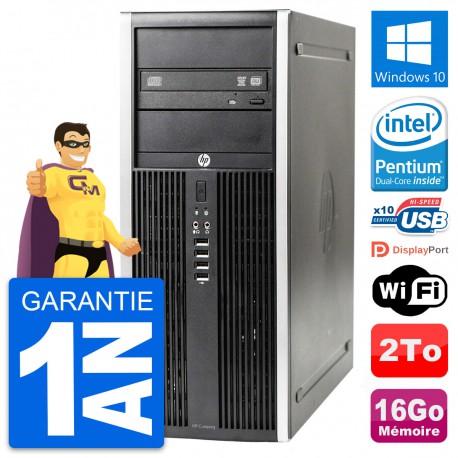 PC Tour HP Elite 8300 Intel Dual-Core G630 RAM 16Go Disque 2To Windows 10 Wifi