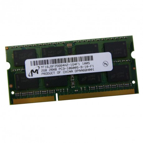 2Go RAM PC Portable SODIMM Micron MT16JSF25664HZ-1G4F1 PC3-10600U 1333MHz CL9