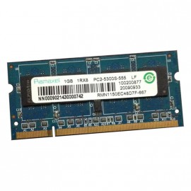 1Go RAM PC Portable SODIMM RAMAXEL RMN1150EC48D7F PC2-5300U DDR2 667MHz CL5