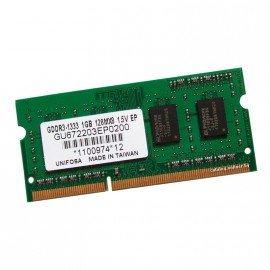 1Go RAM PC Portable UNIFOSA GU672203EP0200 PC3-10600U SODIMM DDR3 1333MHz CL9