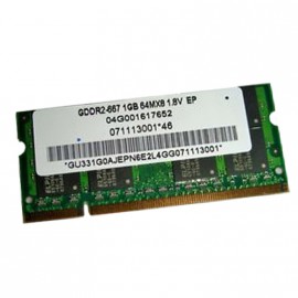 1Go RAM PC Portable UNIFOSA GU331G0AJEPN6E2L4GG PC2-5300U SODIMM DDR2 667MHz CL5