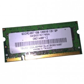 1Go RAM PC Portable UNIFOSA GU331G0AJEPR612L4CB PC2-5300U SODIMM DDR2 667MHz
