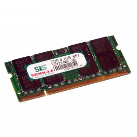1Go RAM PC Portable SiS SSY264M8-J6E SODIMM 200-PIN DDR2 PC2-5300U 667MHz CL5