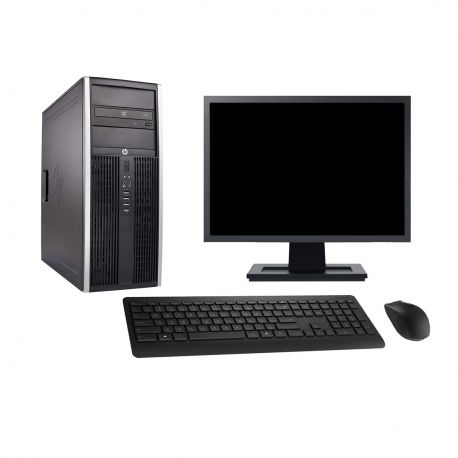 PC Tour HP 8300 Ecran 22" Intel i5-3470 RAM 32Go Disque Dur 2To W11 Wifi