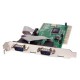 Carte PCI Multi I/O 2 ports séries MOSCHIP FG-PIO9835-2S NM9735 REV C 2xRS-232