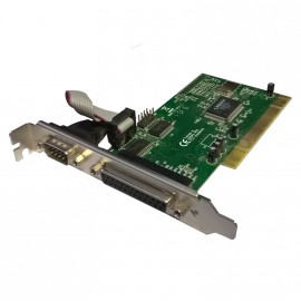 Carte PCI 1 Port Serie RS232 1Parallele EPP-EPC MOSCHIP FG-PIO9835-2S1P NM9735