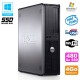 PC DELL Optiplex 760 DT Intel E5200 2,5Ghz 4Go DDR2 480Go SSD WIFI Win 7