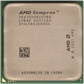 Processeur CPU AMD Sempron 3000+ 1.8GHz 128Ko SDA3000DI02BW Socket PGA939 Pc