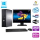 Lot PC DELL Optiplex 780 DT Intel E5200 2,5Ghz 8Go 250Go WIFI Win 7 + Ecran 17"