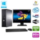 Lot PC DELL Optiplex 780 DT Intel E5200 2,5Ghz 8Go 500Go WIFI Win 7 + Ecran 17"