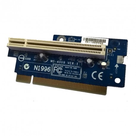 Carte PCI IBM Riser Card Micro Star MS-4009 VER:1.1 PCI IBM Lenovo ThinkCentre