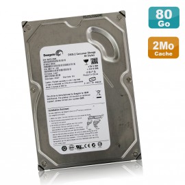 Disque Dur 80Go SATA 3.5" Seagate Barracuda 7200.2 ST3802110SCE 7200RPM 2Mo