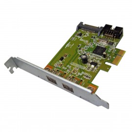 Carte PCI-e 2x Port Firewire IEEE1394C HP HI348 632487-001 491886-002 SATA 9-Pin