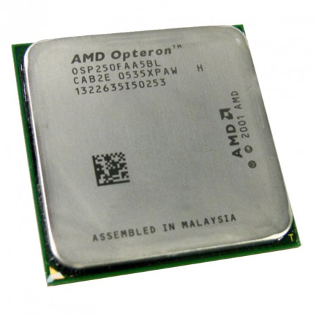 Processeur CPU AMD Opteron 250 2.4Ghz 1Mo Socket 940 Mono Core OSP250FAA5BL PC