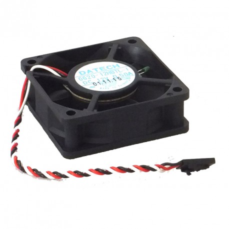 Ventilateur DATECH 0620-12HBTL-1 6H838 12V 0.5A 3-Pin 60x60x15mm Fil 13cm