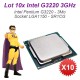 Lot 10x Processeurs CPU Intel Pentium G3220 3Ghz 3Mo 5GT/s FCLGA1150 SR1CG