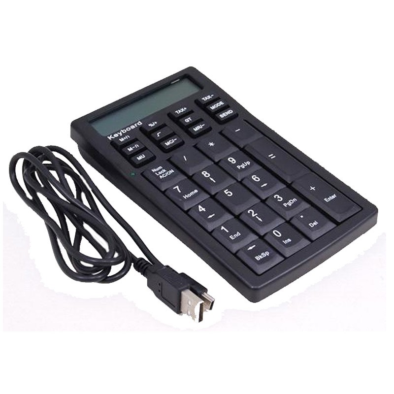 Pavé Numérique Bluetooth Gedourain – Clavier Comptabilité Rechargeable Sans Fil 2.4G, USB Plug & Play Pour PC Portable & Bureau
