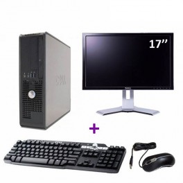 Lot Pc DELL GX520 SFF Intel P4 2.8Ghz 2Go DDR2 Combo 40Go SATA XP Pro + Ecran 17