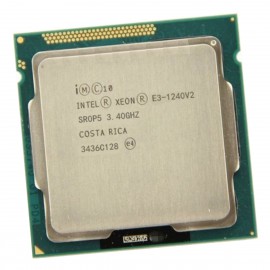 Processeur CPU Intel Xeon E3-1240 V2 SR0P5 3.40Ghz LGA1155 Quad Core Ivy Bridge