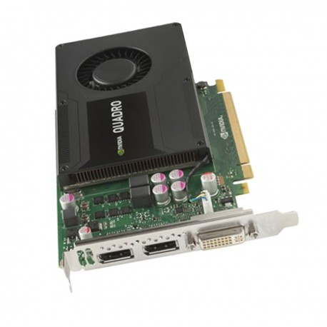 Carte NVIDIA Quadro K2000 700103-001 713380-001 Dual DisplayPort DVI-I GDDR5 2Go