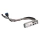 Dell 0GVJ4G GVJ4G 7010 9010 SFF 4x USB Audio Front Panel Façade PC OptiPlex