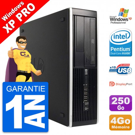 PC HP 8300 Elite SFF Intel G630 RAM 4Go Disque Dur 250Go Windows 10 Wifi