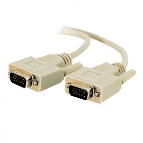 Câble VGA Ecran Moniteur Plat Tube Vidéoprojecteur Pc Mac Svga Male/Male 1,8m 