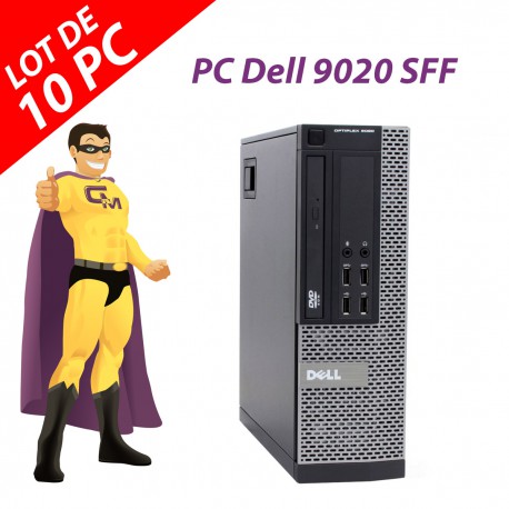 PC Dell 9020 SFF Intel Core i3-4130 RAM 4Go Disque Dur 250Go Windows 10 Wifi