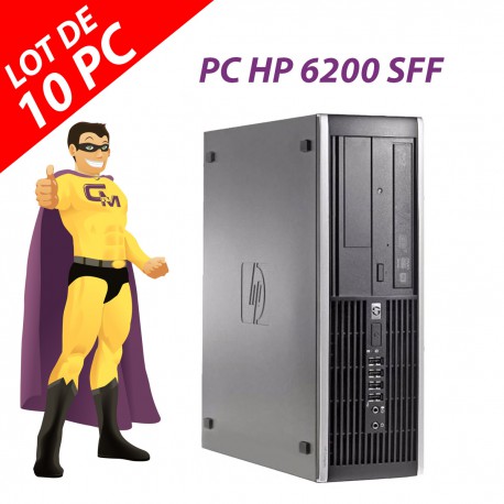 PC HP Compaq 6200 Pro SFF Intel G630 RAM 4Go Disque Dur 250Go Windows 10 Wifi