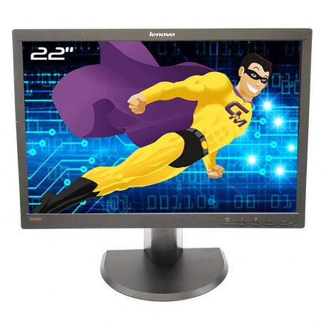 Ecran PC Pro 22" Lenovo ThinkVision L2251pwD 45J8743 LCD VGA DisplayPort 16:10