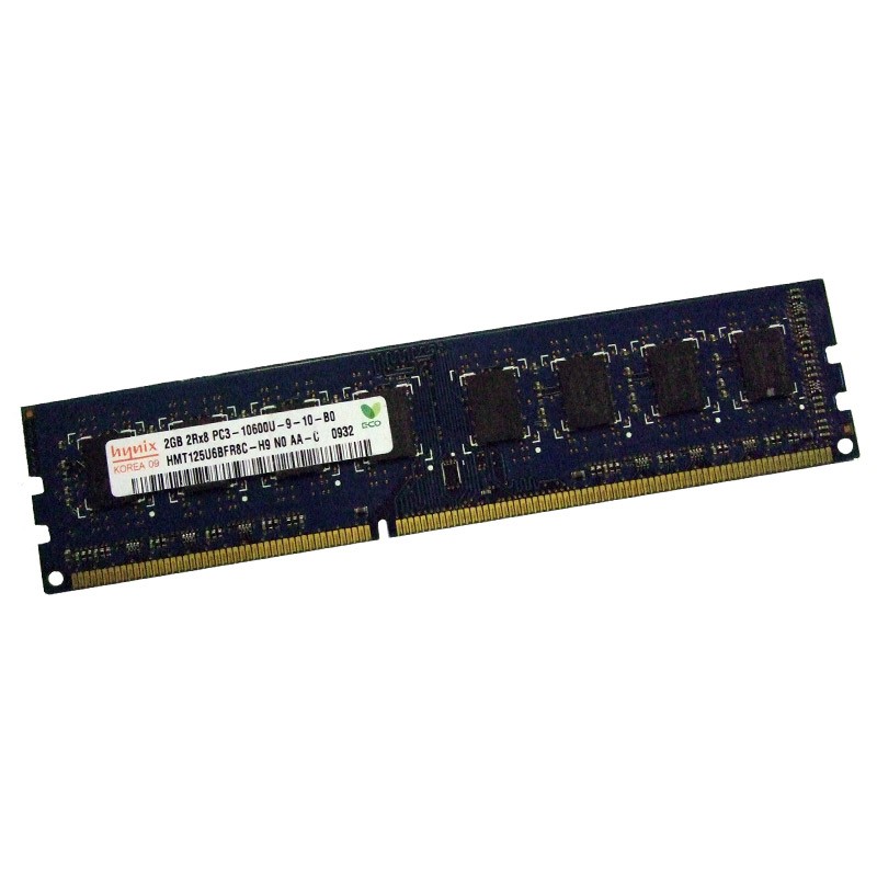Barrette Mémoire Hynix 2Go DDR3 – PC3-10600U 1333MHz – Testée OK