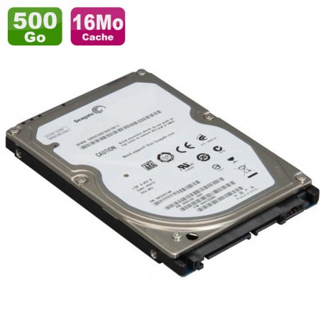 Disque Dur 500Go SATA 2.5" Seagate Momentus 7200.4 ST9500420AS PC Portable 16Mo
