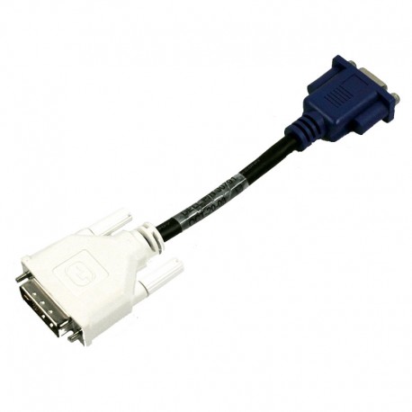 Câble Adaptateur Dell DVI male vers VGA 0J0791 J0791 16cm
