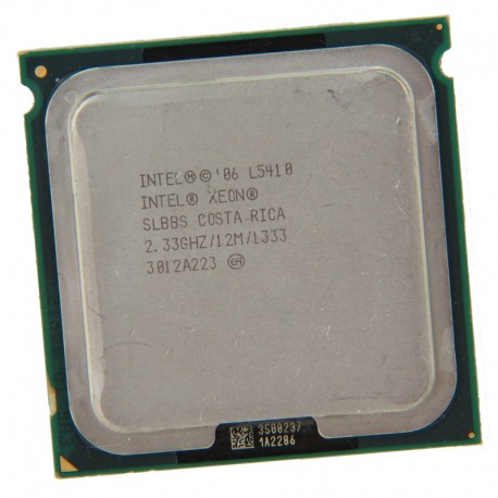 Processeur CPU Intel Xeon Quad Core L5410 2.333Ghz FSB 1333Mhz 12Mo LGA771 SLBBS
