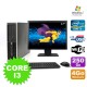 Lot PC HP Compaq Elite 8100 SFF Core I3-530 4Go 250Go DVD WIFI W7 + Ecran 17"