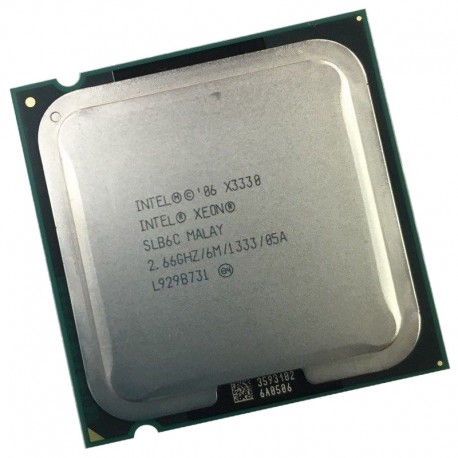 Processeur CPU Intel Xeon X3330 Quad Core 2.66Ghz 6Mo FSB 1333Mhz LGA775 SLB6C