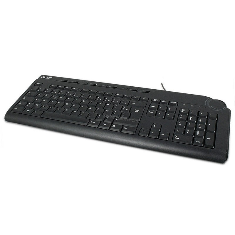 System-S Clavier sans fil QWERTY espagnol pour iOS pour Android pour