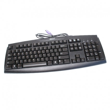 Clavier Azerty Noir PS/2 ACER SK-1688 KB-6880B-045-PB PC Keyboard 104 Touches