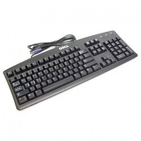 Clavier Azerty Noir PS/2 Dell SK-8110 PC Keyboard 104 Touches