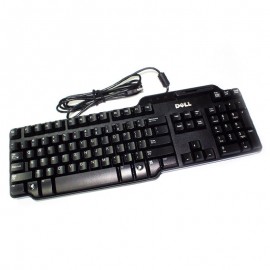 Clavier PC Azerty USB Dell SK-3205 KW240 NY559 KW218 104 Touches Lecteur Carte