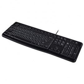 Clavier Azerty Noir USB Logitech K120 Y-U0009 PC Keyboard 104 Touches