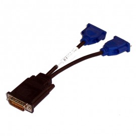 Câble Adaptateur Doubleur Dell DMS-59 vers 2x VGA 0G9438 G9438 14cm